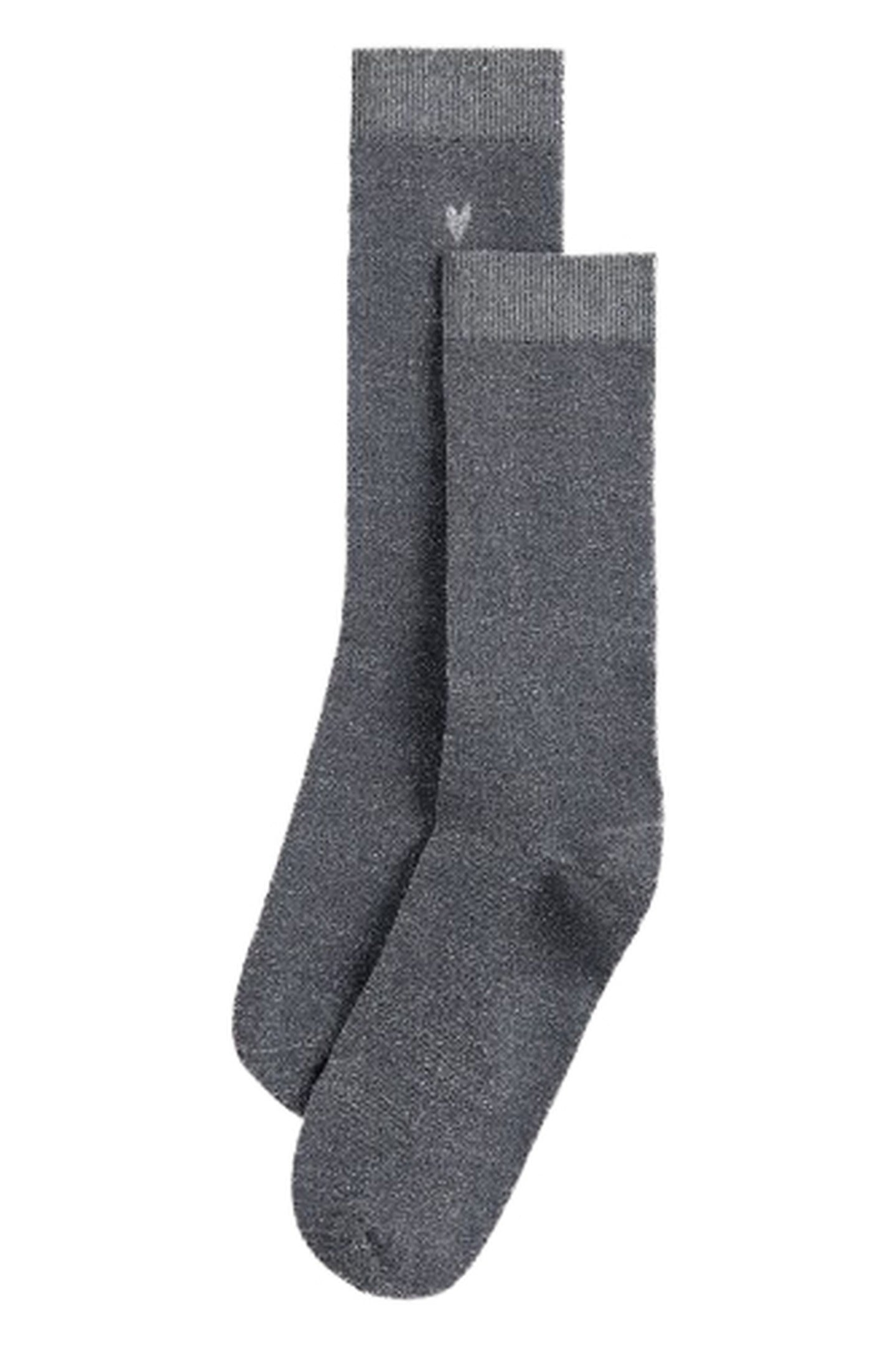 THE DARK LUREX SOCKS SILVER 1