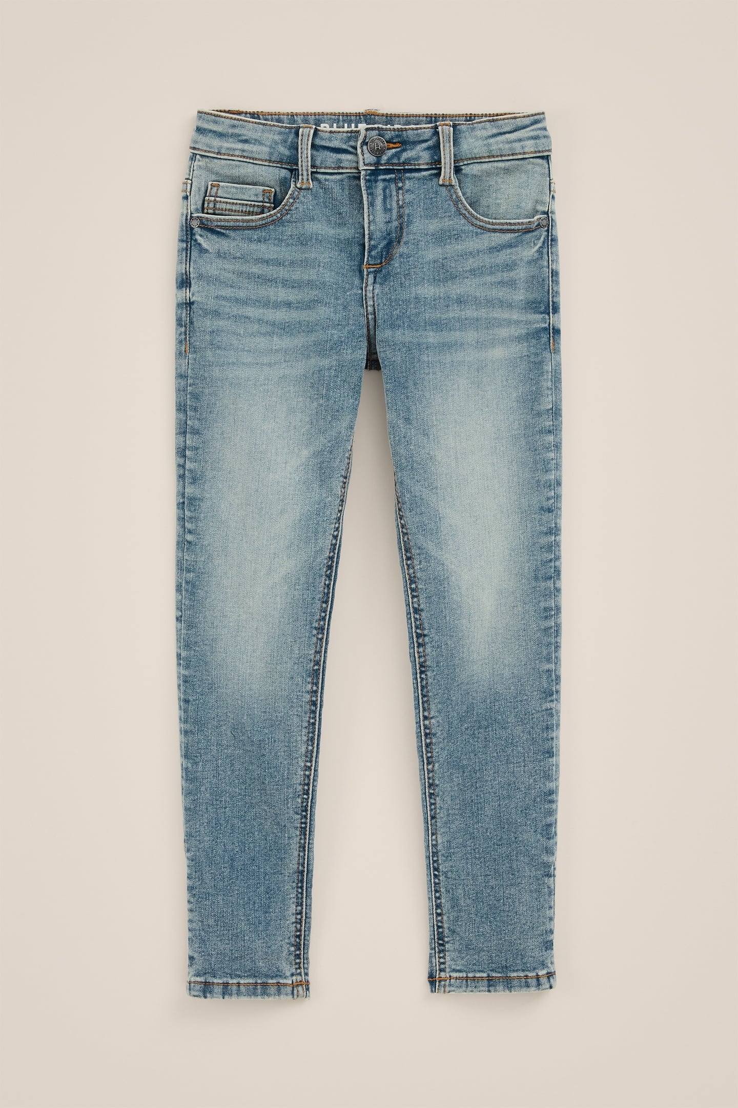 5-POCKET MID WAIST BLUE 3