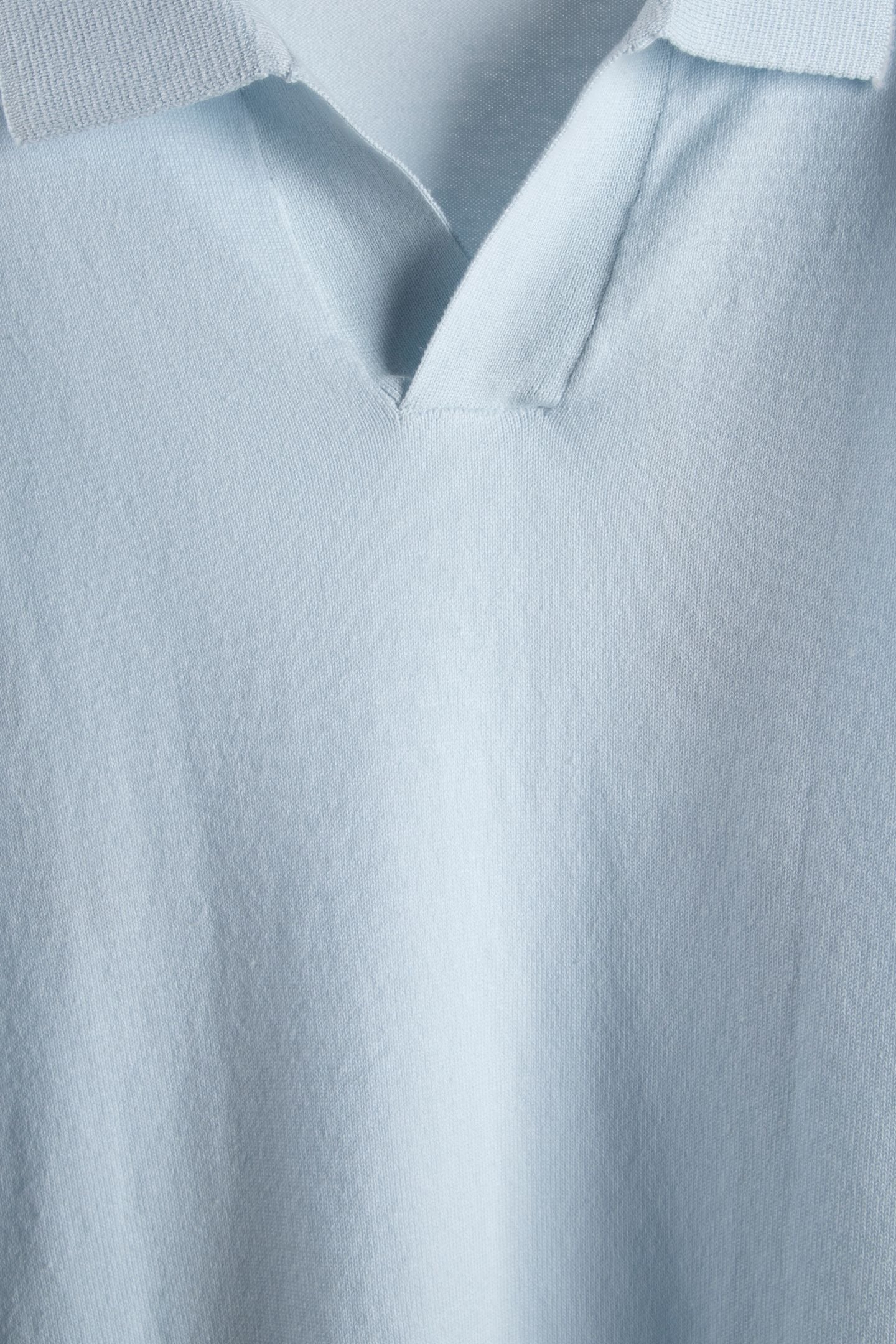 PULLOVER SHORT SLEEVE V-POLO SKY 4