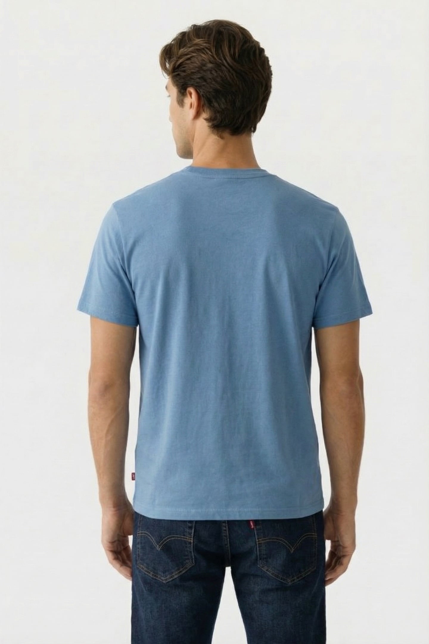 RELAXED FIT TEE DISTRESSED SERIF 2