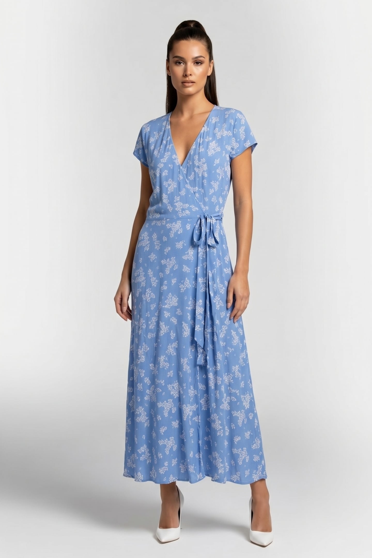 LA LOMA DRESS BLUE 1