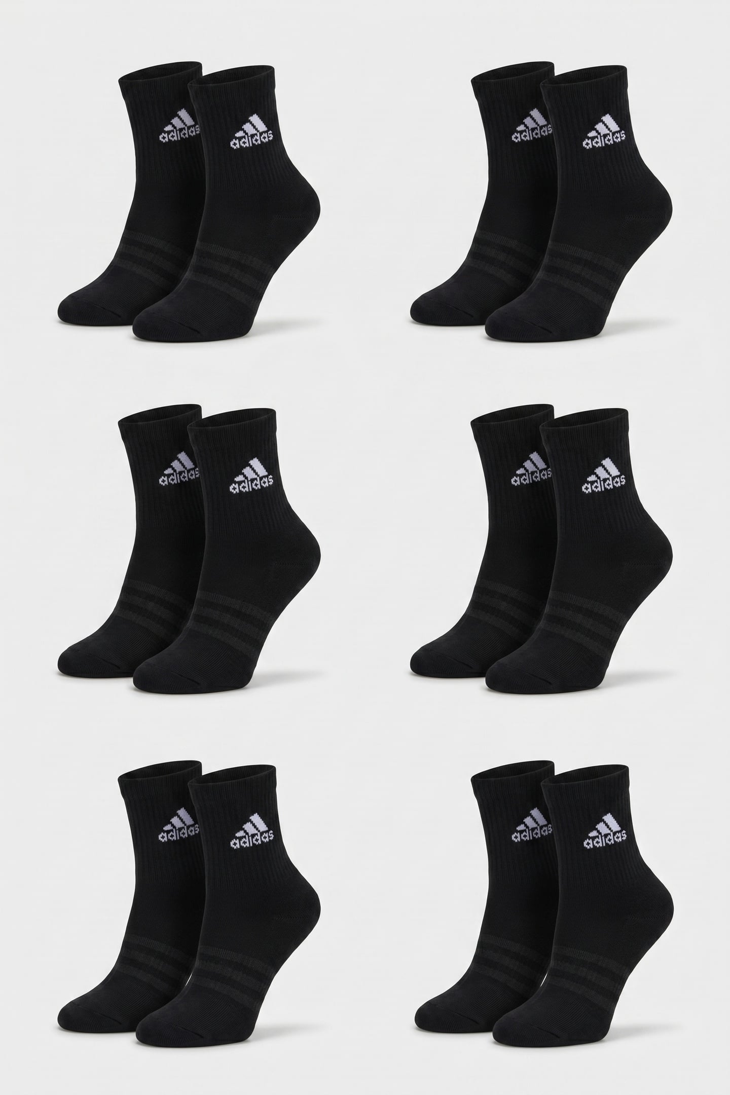 PERFORMANCE CUSHIONED SPORTSWEAR CREW SOCKS 6 PAIRS 5