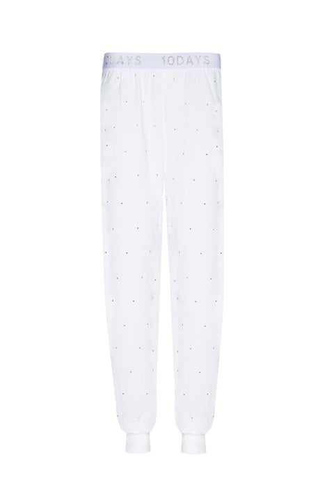 STUDS JOGGER ECRU 1