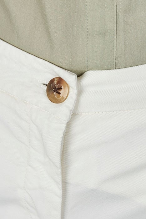 CLASSIC COTTON PANTS WHITE 4