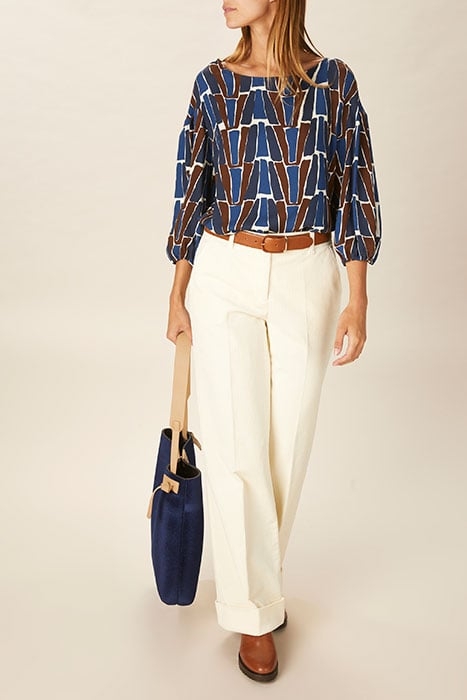 LOOSE SLEEVE SHIRT BLUE 4