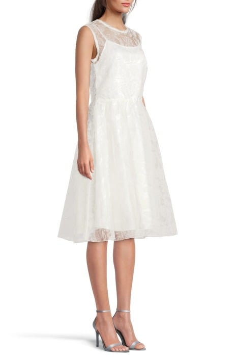 ZATCHBELL ABITO ORGANZA STAMPA WHITE 4