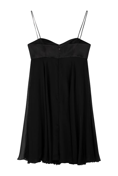 BIANCANEVE 1 ABITO CHIFFON BLACK 8