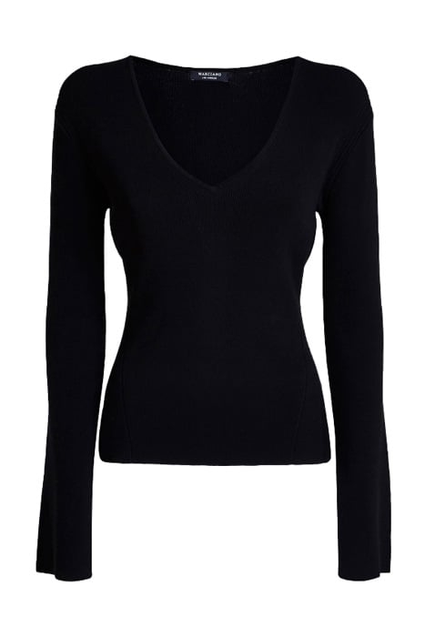MIALEN SWEATER TOP JET BLACK A996 1