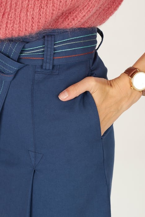 HIGH WAIST SKIRT FANCY BELT OCEAN 2