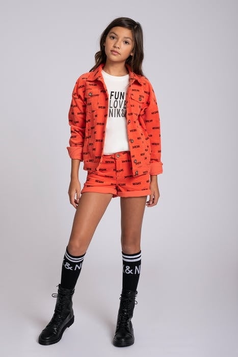 CORI SHORTS CORAL RED 3