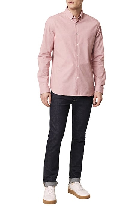 FORMAL MICRO CHECK OXFORD SHIRT SALSA RED MICRO CHCK 2