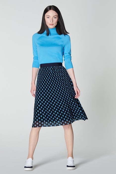 BROOKS MIDI SKIRT BLU-MULTICOLOR 1