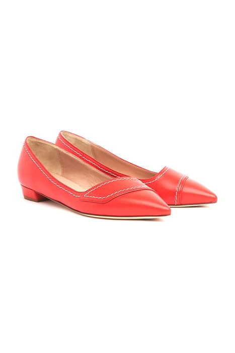 POLLY BALLERINA SHOES RED 3