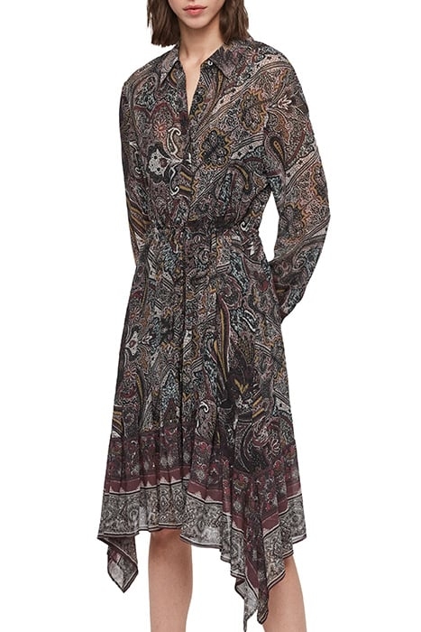 LIZZY SCARF DRESS PURPLE 4