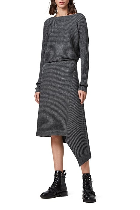 EVA METAL DRESS CHARCOAL GREY 3