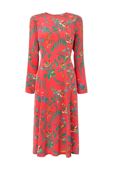 LEANIE MIDI DRESS PINK MULTICOLOR 4