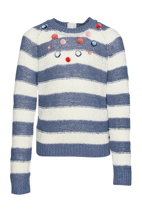 BASIC ROUND NECK SWEAT LS BLUE 1