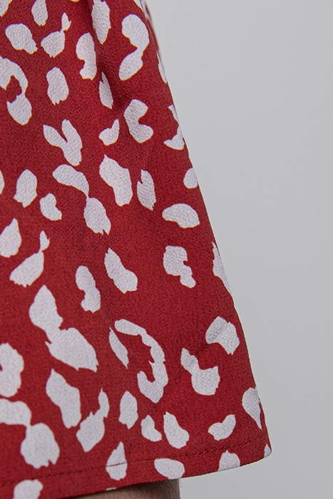 KENDALL LEOPARD SHORT RED 5