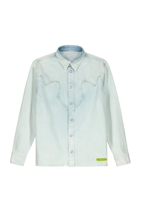 BLEACH DENIM HOWBOY SHIRT 3
