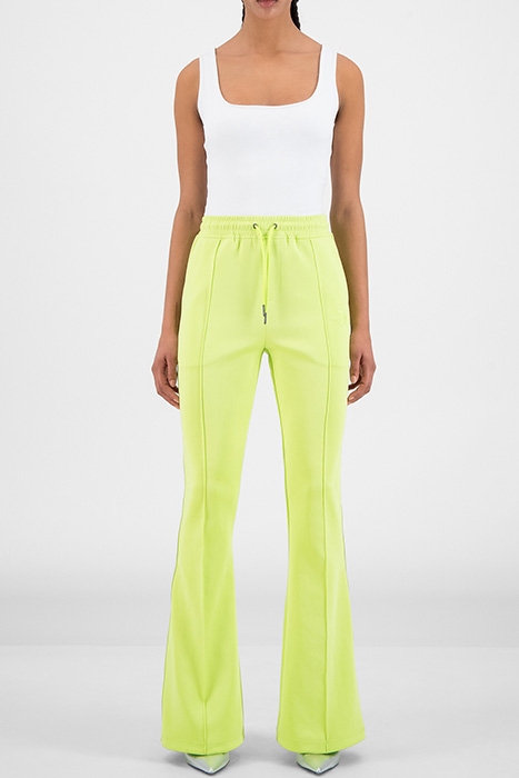 SHARP GREEN TAPE LOGO FLAIR PANTS 1