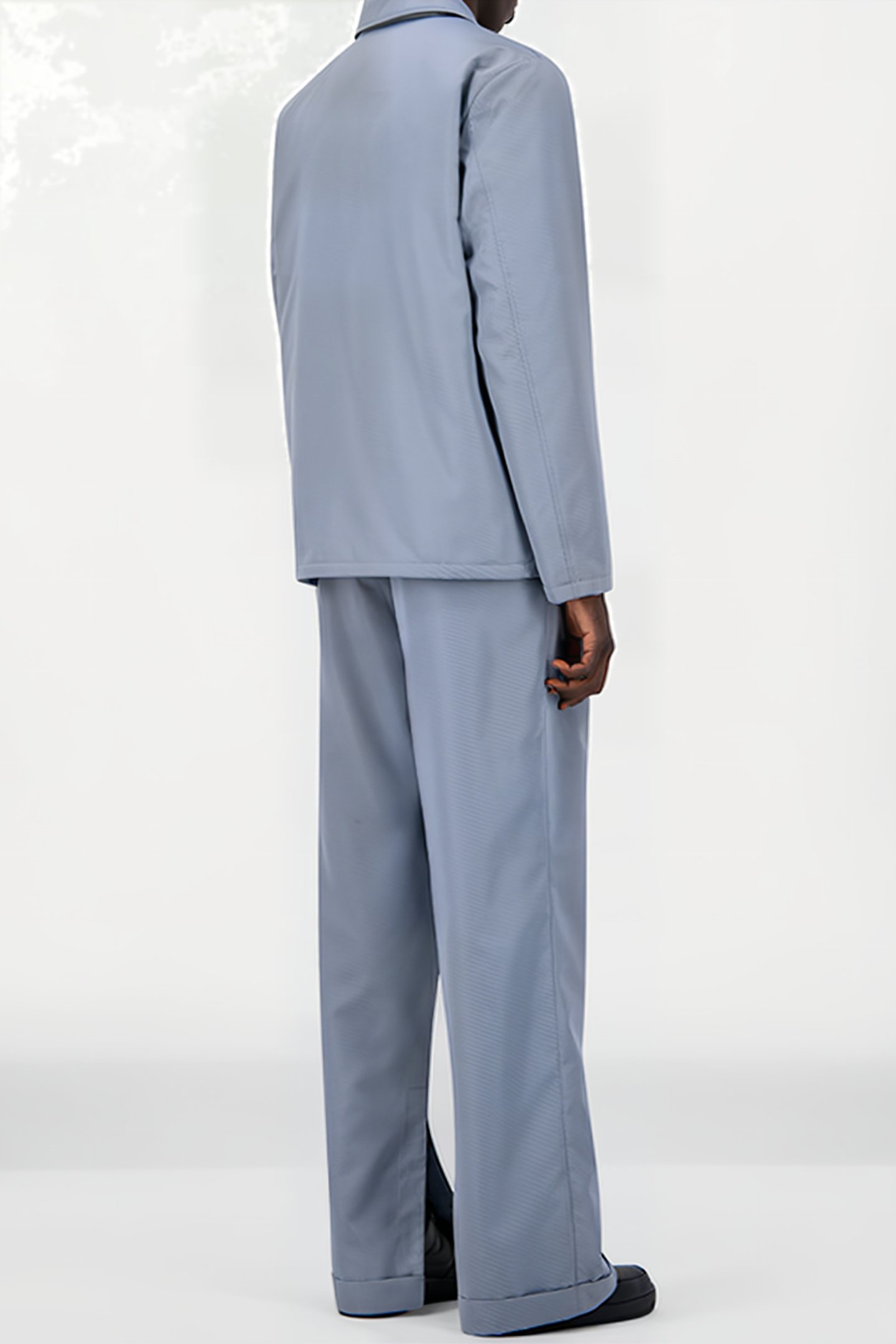 GREY BLUE JAMA PADDED JACKET 2