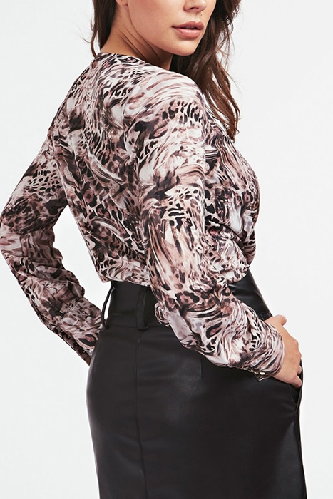 LEOPARD INTERFERENCE BODYSUIT LEOPARD INTERFERENCE LEOPARD I 2