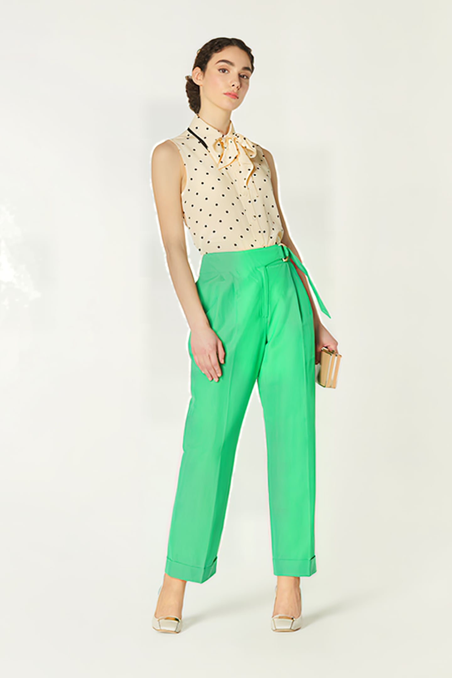 MARTA STRAIGHT JEANS GREEN 1