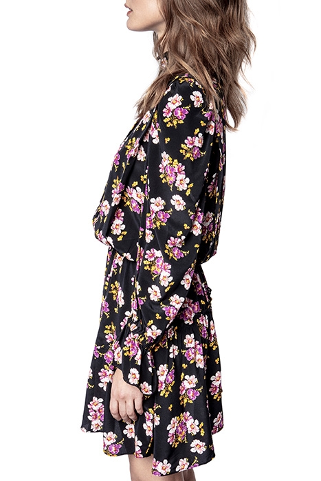 RABBI CDC PEONIES ROBE BLACK 3