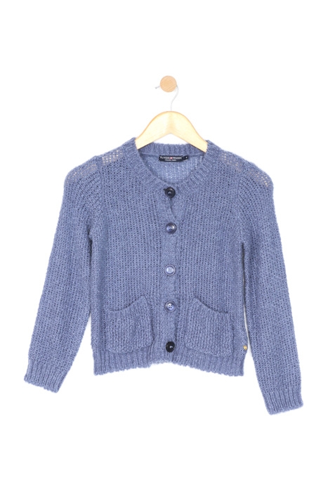 CREWNECK BUTCARD LS POCKET BLUE 1