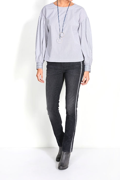 LOOSE SHIRT LS WRINKLES GREY 2