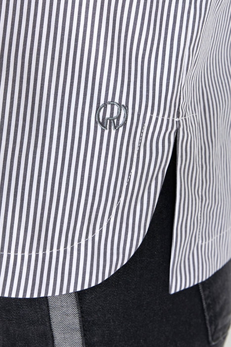 LOOSE SHIRT LS WRINKLES GREY 5