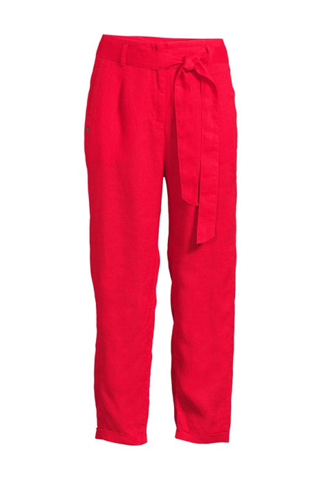 TROUSERS CASUAL CROPPED POP RED 1