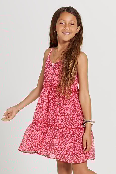 JAKARTA SPAGHETTI DRESS CHILI RED 3