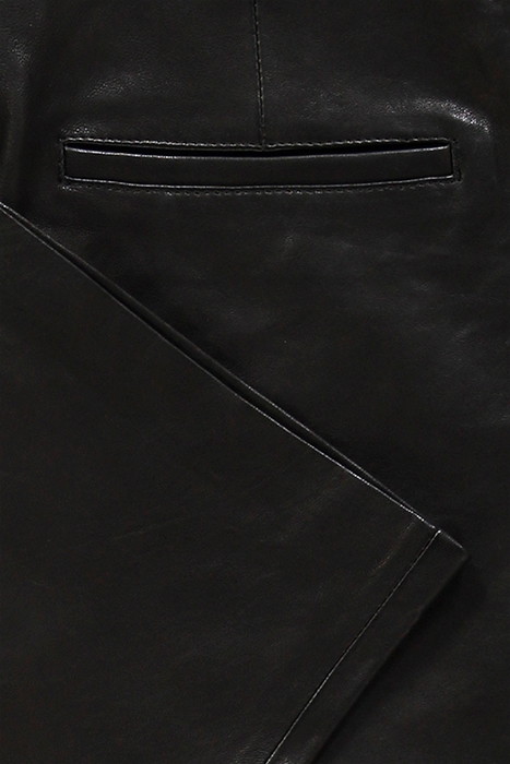 CROPPED LEATHER PANT BLACK 3