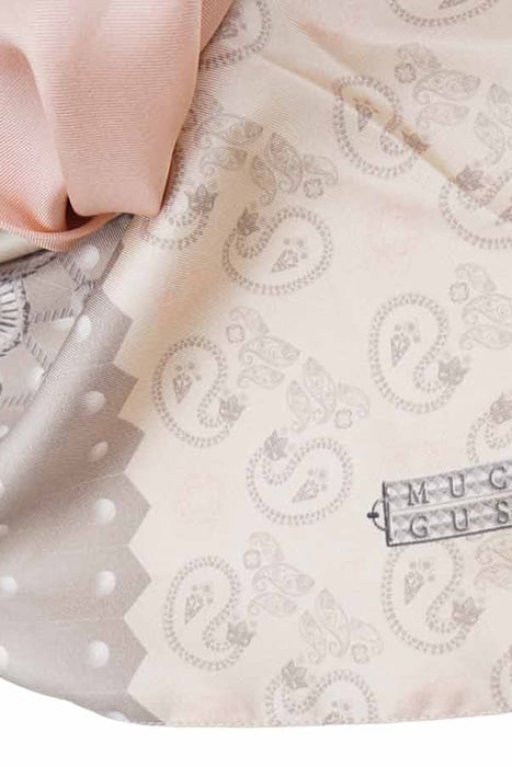 SILK TRIANGLE SCARF ST. TROPEZ PASTEL PATCHWORK 2