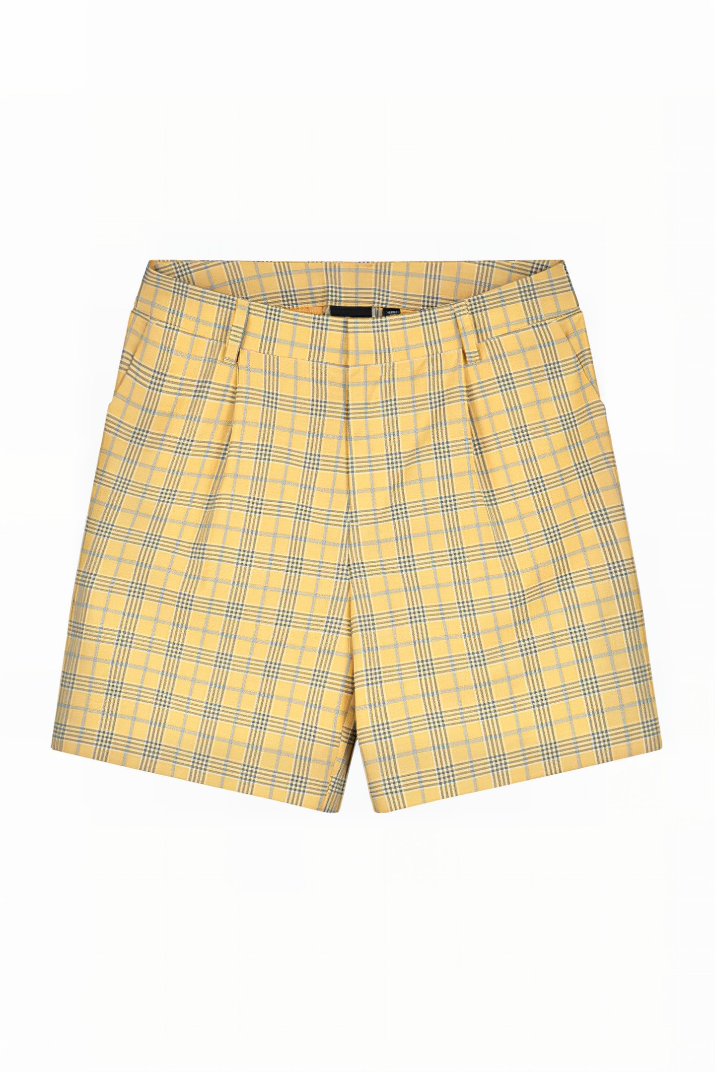 YELLOW CHECK KLEVON SHORTS 3