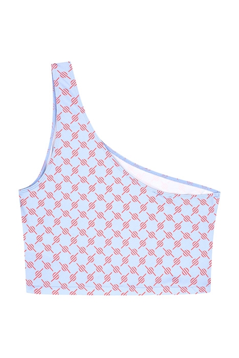BLUE RED MONOGRAM KEYONNA TOP 6