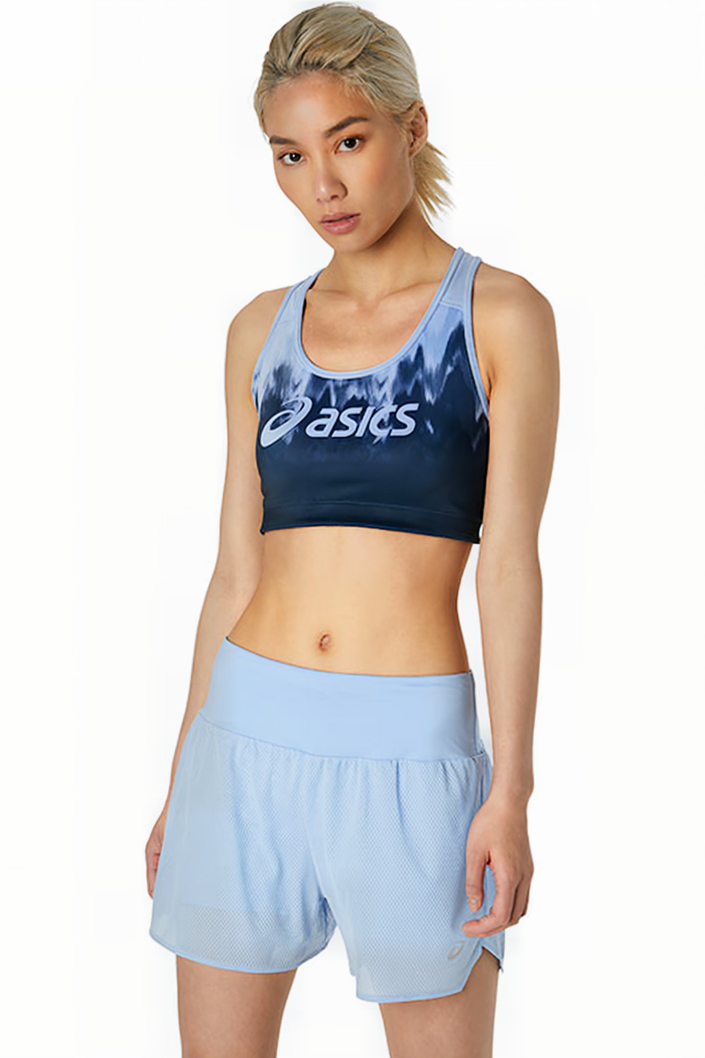 ASICS LOGO BRA KASANE MIST/FRENCH BLUE 1