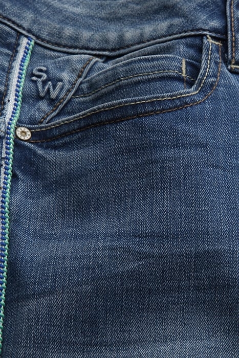 TROUSERS CASUAL LONG MEDIUM BLUE DENIM 4