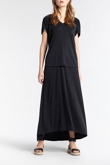 SKIRT JERSEY LONG BLACK 1