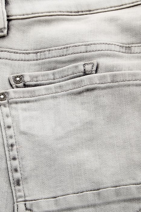 TROUSERS WOVEN LONG BLEACHED DENIM GREY 5