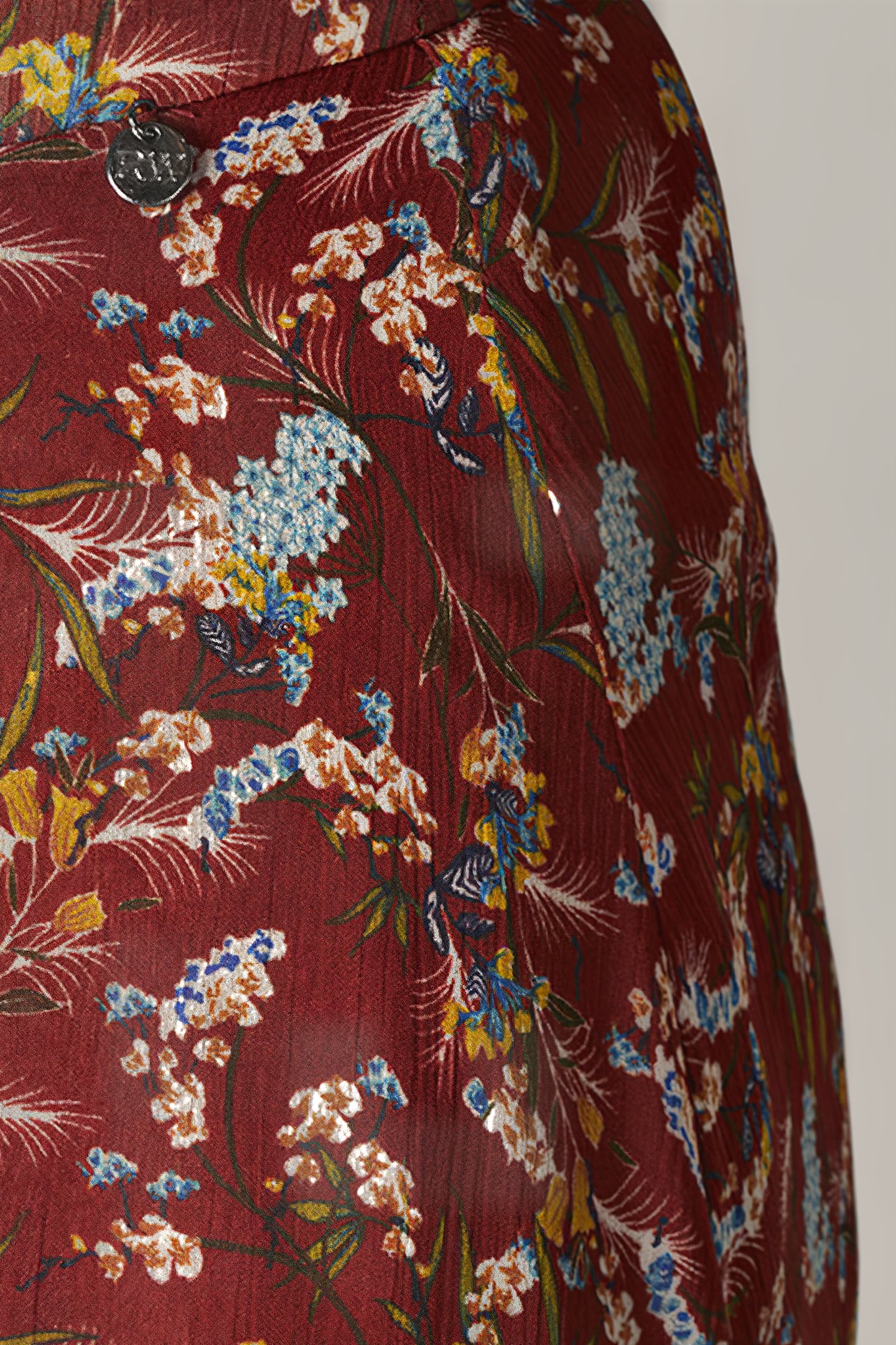 LONG SKIRT WITH VOLANT BROWN 6