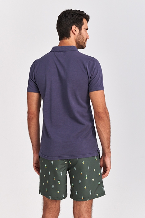 MEN PIQUE POLO BART DUSTY ANTHRACITE GREY 3