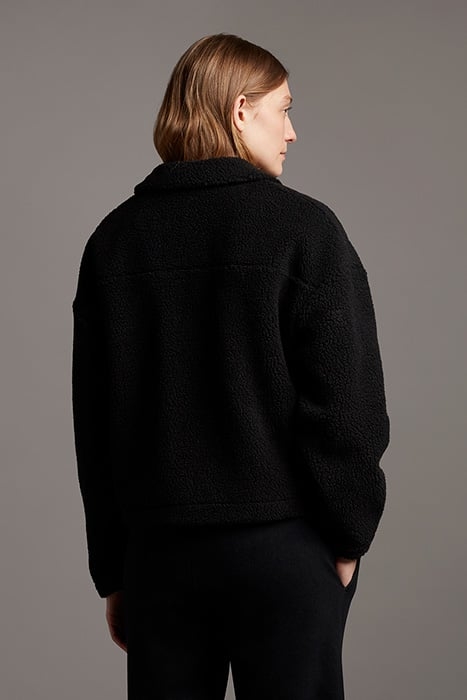 SHEARLING JACKET JET BLACK 2