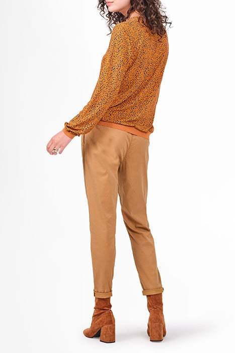 TROUSERS WOVEN LONG 24001767 BISTRE 4