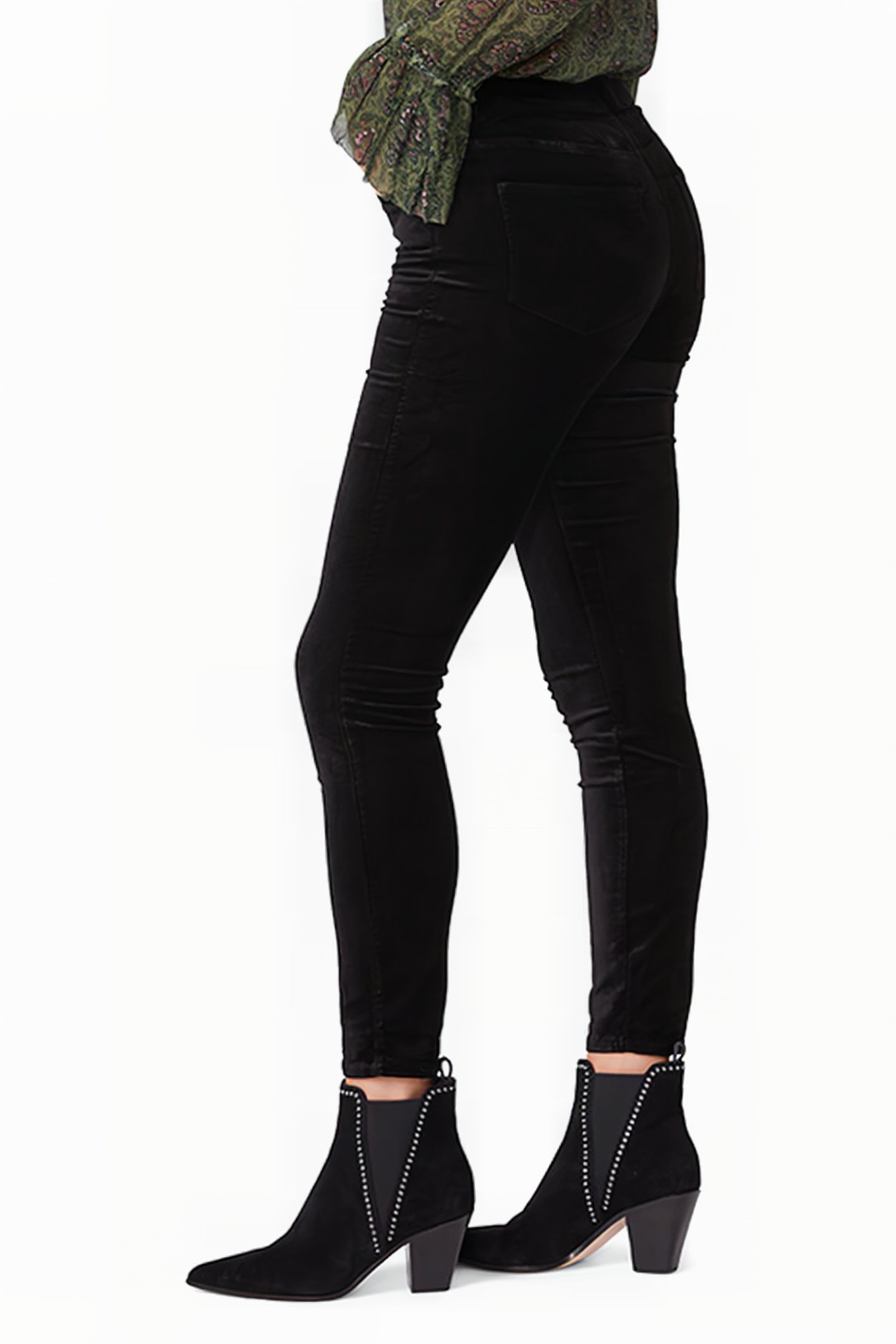 HOXTON ANKLE VELVET PANT BLACK OVERDYE 3