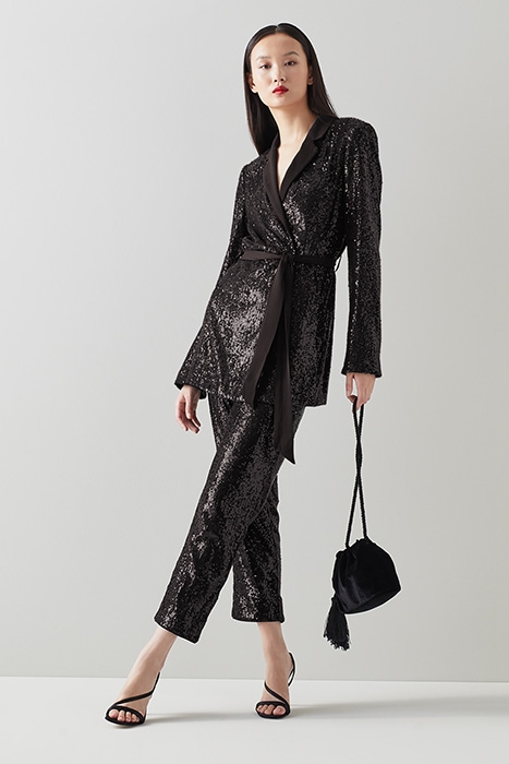 SHIMMER BLAZER BLA-BLACK 3