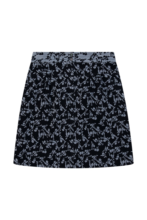 SADIE CORD SKIRT NAVY 1