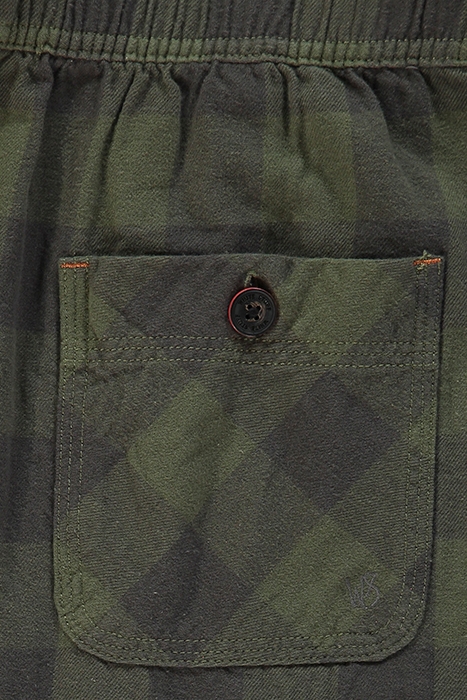 ALDRIDGE CHECK PJ BOTTOM KHAKI GREEN 3