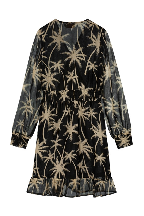 GIRLS SANTIAGO DRESS VACATION PALM BLACK 2